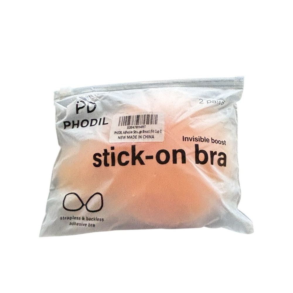 Stick On Bra Invisible Boost Strapless Backless Silicone Sz E 2 Sets Reusable